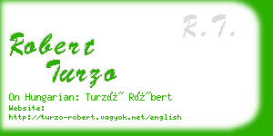 robert turzo business card